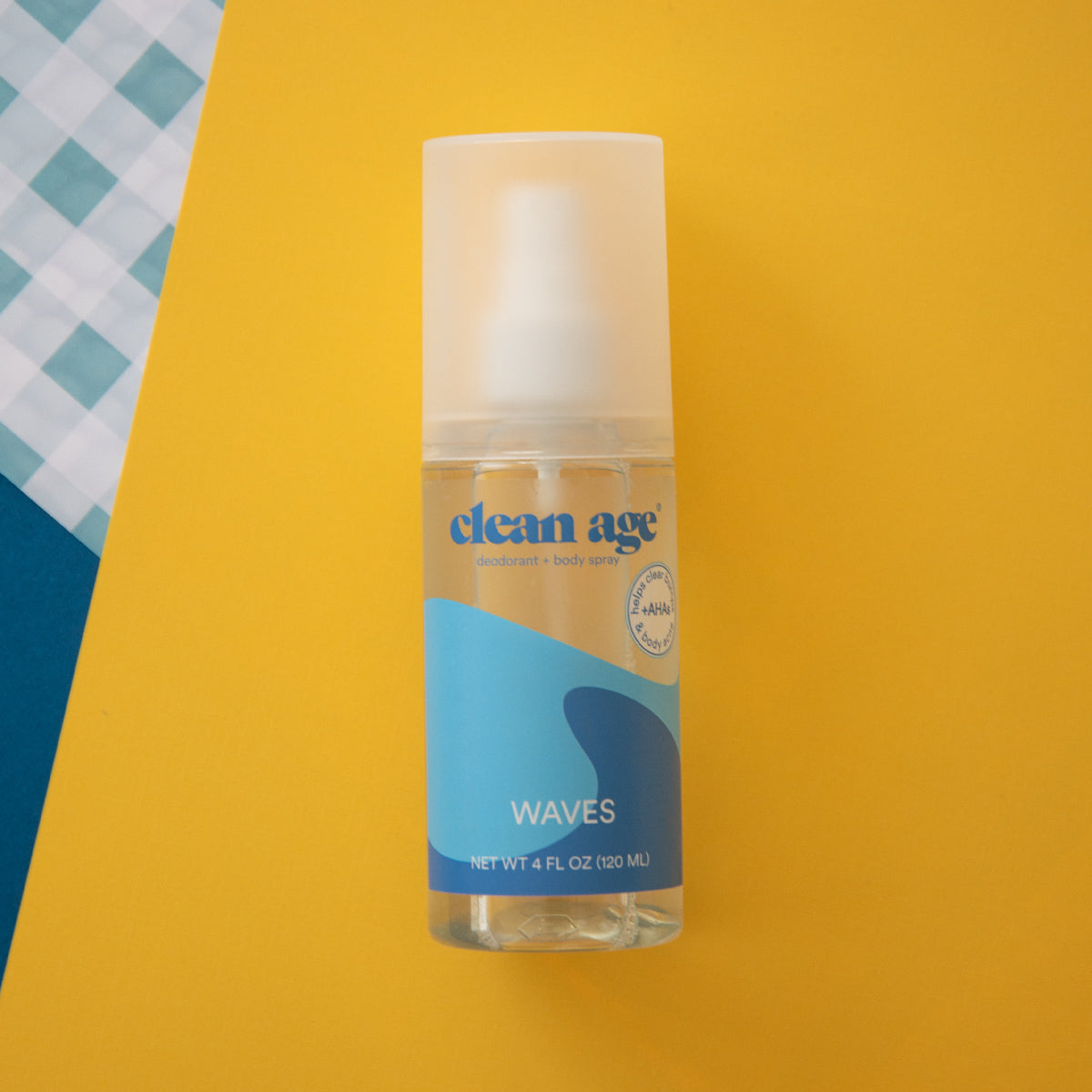 Clean Age Deodorant + Body Spray 4oz - Waves