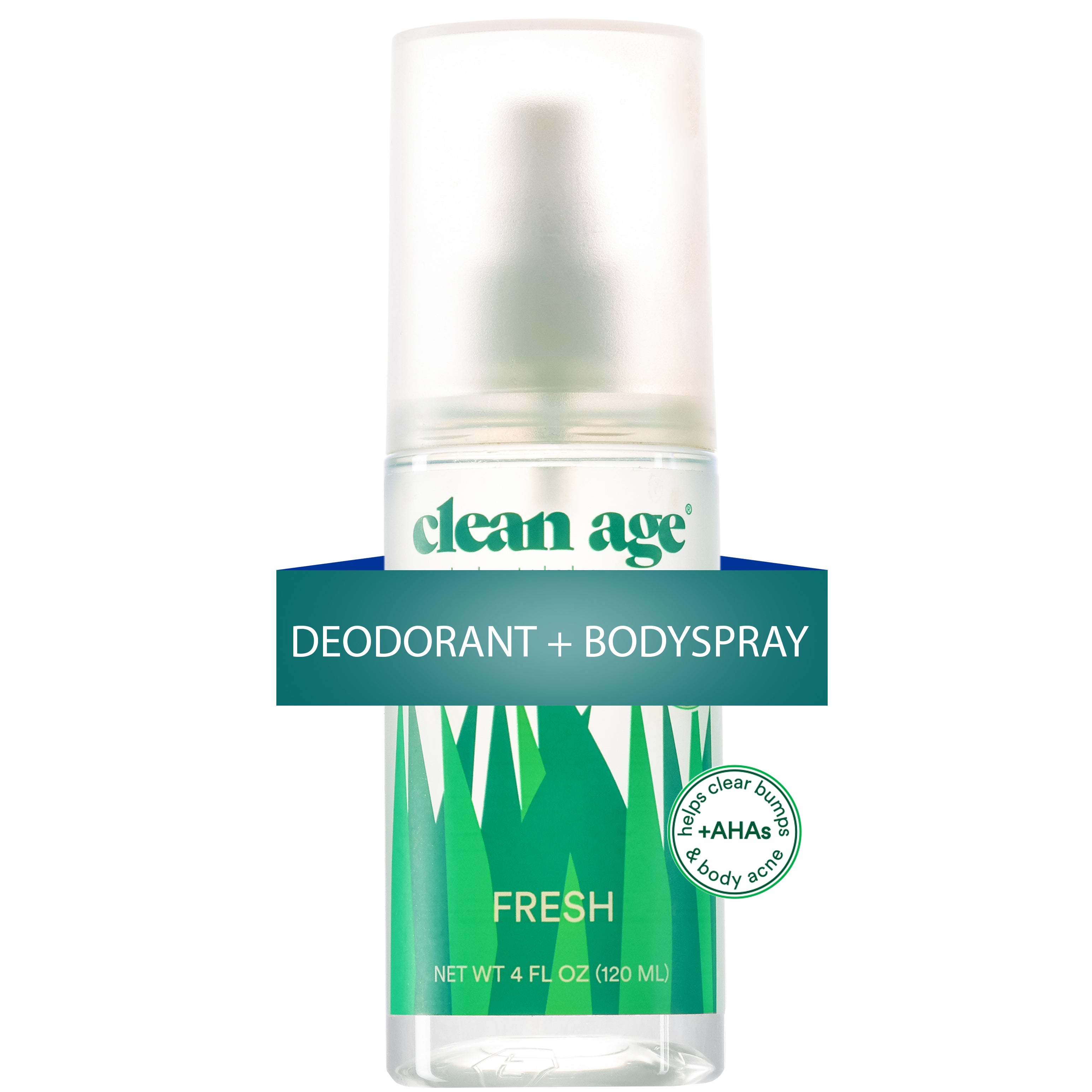 Clean Age Deodorant + Body Spray 4oz - Fresh